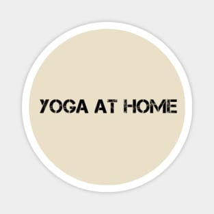 Yoga At Home Magnet